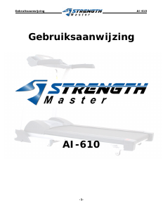 Handleiding StrenghtMaster AI-610 Loopband