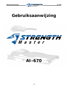 Handleiding StrenghtMaster AI-670 Loopband