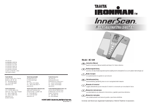 Manual de uso Tanita BC-549 InnerScan Báscula