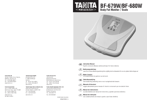 Manual Tanita BF-679W Scale