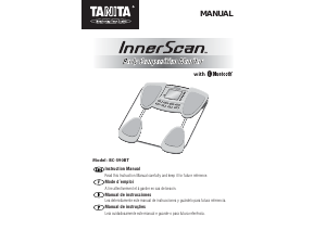 Manual Tanita BC-590BT InnerScan Scale