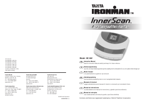 Manual Tanita BC-552 InnerScan Balança