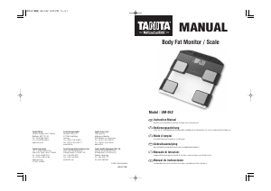 Manual Tanita UM-052 Scale