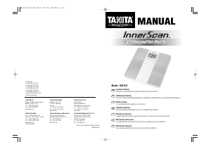 Manual Tanita UM-073 InnerScan Scale