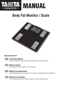 Manual Tanita UM-041F Scale