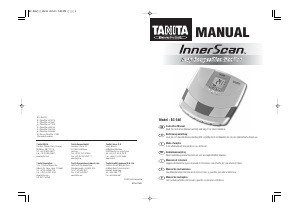 Manual de uso Tanita BC-540 InnerScan Báscula