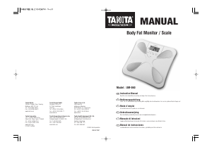 Handleiding Tanita UM-060 Weegschaal