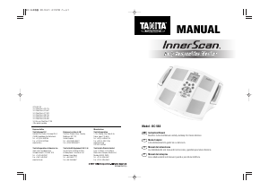 Manual de uso Tanita BC-568 InnerScan Báscula