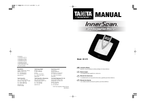 Manual Tanita BC-573 InnerScan Scale