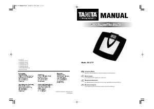 Manual Tanita BC-577F Scale