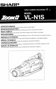 Manual Sharp VL-N1S Camcorder