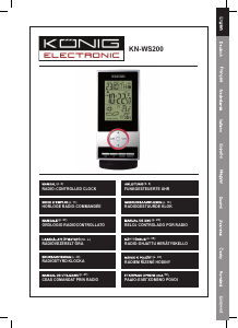 Mode d’emploi König KN-WS200 Station météo