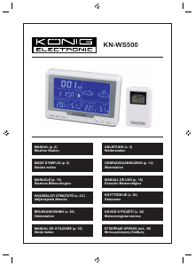 Manuale König KN-WS500 Stazione meteorologica