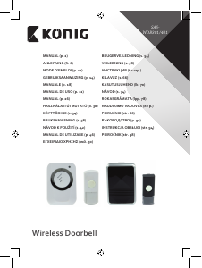 Manual König SAS-WDB301 Campainha da porta