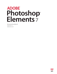Bedienungsanleitung Adobe Photoshop Elements 7