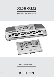 Bedienungsanleitung Ketron XD3 Tastatur