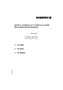 Mode d’emploi Rosières FE 6073/4 PN Four