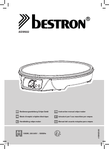 Mode d’emploi Bestron ASW602 Crêpière