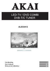 Handleiding Akai ALED2412 LED televisie