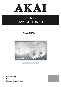 Handleiding Akai AL2222WE LED televisie