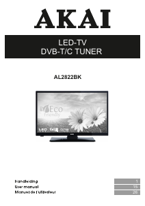 Handleiding Akai AL2822BK LED televisie