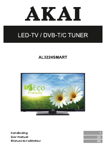 Handleiding Akai AL3224SMART LED televisie