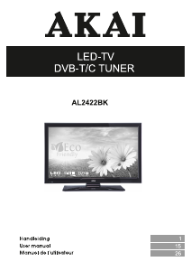 Handleiding Akai AL2422BK LED televisie