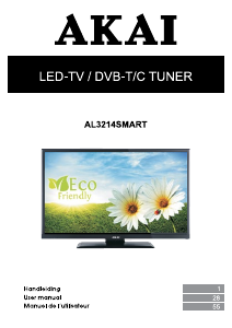 Handleiding Akai AL3214SMART LED televisie