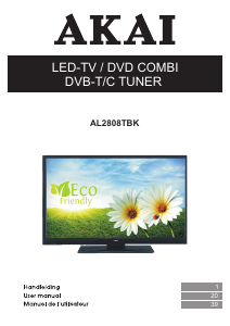 Handleiding Akai AL2808TBK LED televisie
