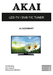 Handleiding Akai AL3222SMART LED televisie