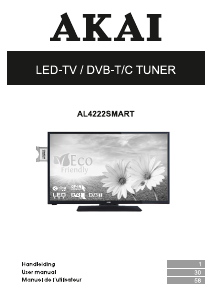 Handleiding Akai AL4222SMART LED televisie