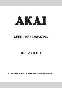 Handleiding Akai AL3280FSR LCD televisie