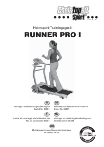 Manual Christopeit Runner Pro I Treadmill