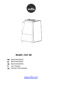 Manual Wilfa HUE-6B Humidifier