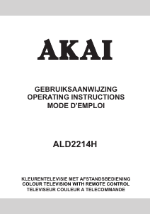Handleiding Akai ALD2214H LCD televisie