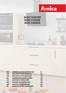 Mode d’emploi Amica KGC 15495 S Réfrigérateur combiné