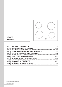 Mode d’emploi Amica EC 742 100 E Table de cuisson