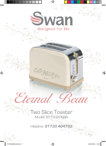 Manual Swan ST15020EBN Toaster