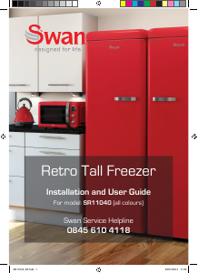 Manual Swan SR11040GRN Freezer