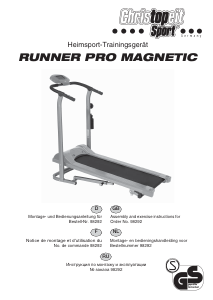 Manual Christopeit Runner Pro Magnetic Treadmill