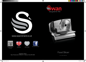 Handleiding Swan SFS102 Snijmachine