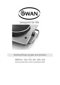 Handleiding Swan SBR104 Kookplaat