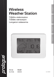 Manual Prologue IW004 Weather Station