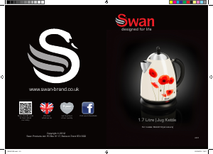 Handleiding Swan SK24010POPN Waterkoker