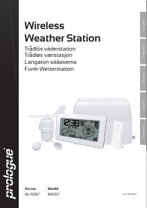 Manual Prologue IW007 Weather Station