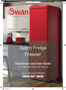 Manual Swan SR11025ON Fridge-Freezer