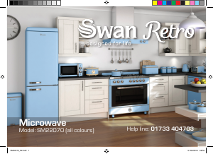 Manual Swan SM22070GN Microwave