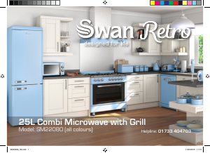 Bruksanvisning Swan SM22080CN Mikrovågsugn