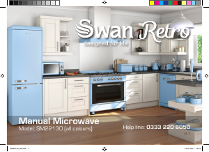 Bruksanvisning Swan SM22130RN Mikrovågsugn