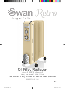 Manual Swan SH60010BLN Heater